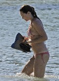 Jennifer Morrison in red bikini