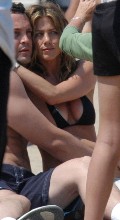 Jennifer Aniston in black bikini