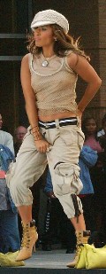 Jennifer Lopez in see through top