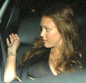 Jessica Alba in Black See Thru Top