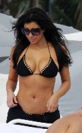 Kim Kardashian in bikini