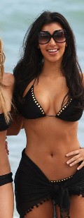 Kim Kardashian in bikini