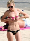 Kirsten Dunst nude in oops - bikini slip