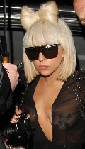Lady GaGa in Nipple tape