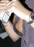 Lily Allen nude in nipple slip