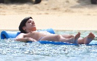 Lily Allen nude in Topless sunbathing