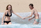Lindsay Lohan in bikini