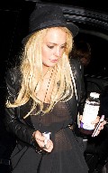 Lindsay Lohan in see  through