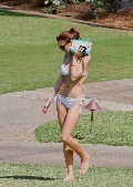 Lindsay Lohan in bikini