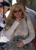 Lindsay Lohan nude in boob oops
