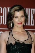 Milla Jovovich nude in Nipple Slip