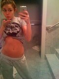 Miley Cyrus in Miley's cell phone pics