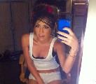 Miley Cyrus in Miley's cell phone pics