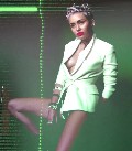 Miley Cyrus nude in V
