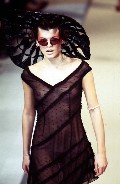 Milla Jovovich nude in catwalk oops