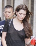 Mischa Barton in see  through