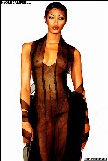 Naomi Campbell nude in catwalk oops
