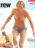Nell McAndrew nude in Topless swimming