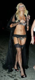 Paris Hilton in Hugh Hefner's Birthday Party