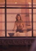 Rhona Mitra nude in Hollow Man
