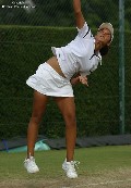 Sania Mirza in on the court
