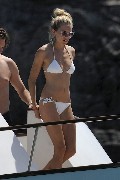 Sienna Miller in white bikini