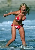 Tara Reid in red bikini
