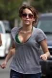Miley Cyrus in jogging