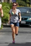 Miley Cyrus in jogging
