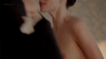 Lara Pulver nude in "Sherlock"