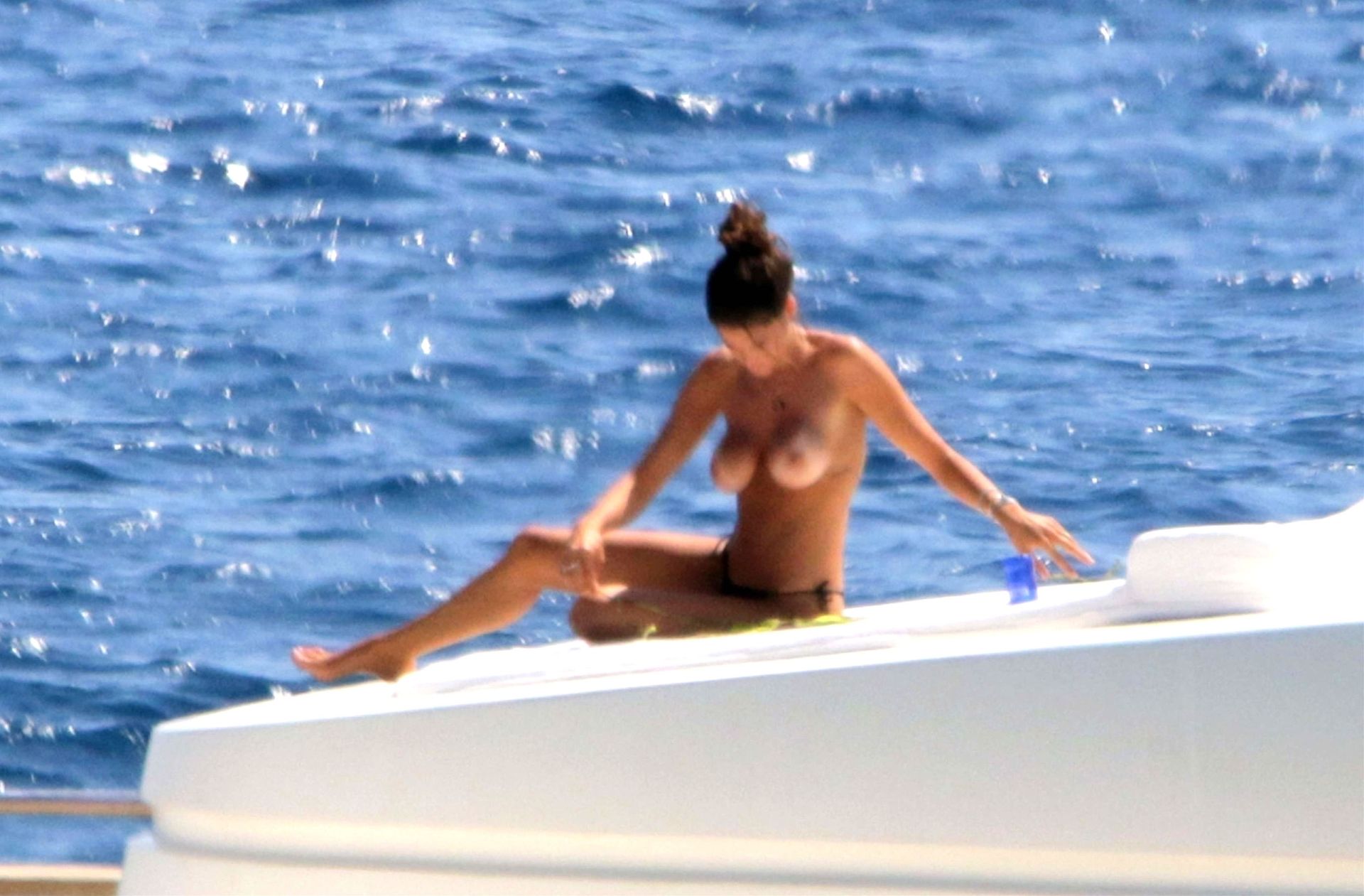 Celebrity Nudeflash Picture 2019 7 Original Francesca Sofia Novello Topless On A Yacht
