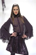 Hilary Rhoda in Fashion Show