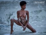Ebonee Davis nude in photo shoot