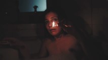 Anna Heidegger nude in Schaumbad
