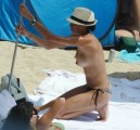 Lilly Becker nude in topless
