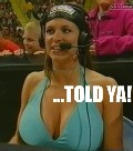 Stephanie McMahon nude in WWE Monday Night RAW