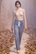 Georgia Fowler in catwalk see through