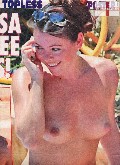 Lisa Scott-Lee nude in Topless sunbathing