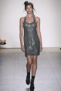 Georgia Fowler in catwalk see through