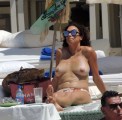 Lilly Becker nude in topless