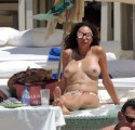 Lilly Becker nude in topless