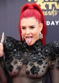 Justina Valentine in see  through