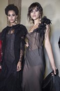 Georgia Fowler in catwalk see through