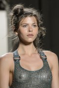 Georgia Fowler in catwalk see through