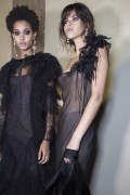 Georgia Fowler in catwalk see through