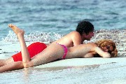 Adriana Volpe nude in Topless beach.