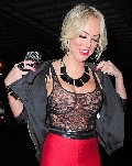 Aisleyne Horgan-Wallace in see through