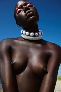 Ajak Deng nude in French Revue de Modes