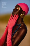 Ajak Deng nude in French Revue de Modes