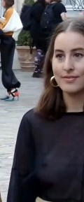 Alana Haim in see  through